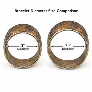 Vintage <b>Copper</b> Alloy Cuff Bracelet Floral Carved Pattern Brass Antique Bronze Plated Statement Wide Bangle Unisex Jewelry - Product Image 4