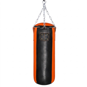 Sacs de frappe de boxe en cuir robustes pour hommes, pour entraînement MMA en salle de sport, vente en gros directe usine - Product Image 1