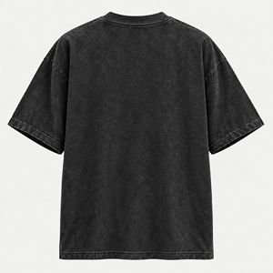 T-shirt surdimensionné personnalisé imprimé en gros pour homme, style streetwear, en jersey de coton, manches courtes, col rond, respirant, avec logo frontal - Product Image 4