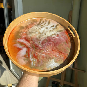 Bandeja de Madera Impresa Profesional para Cocina, Bandeja de Madera Resistente Impresa para la Industria de Servicios Alimentarios, Uso en Catering al por Mayor - Product Image 1