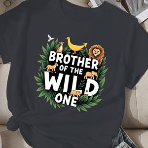 T-shirt comfit pour femmes Brother of the wild one design - Product Image 4