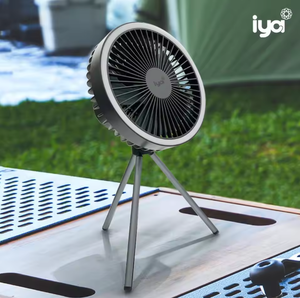 Ventilador USB Inalámbrico Iya para Camping con Luz, 3 Aspas Giratorias, Silencioso, para Uso en Exteriores/Auto/Mesa, CF-2206 - Product Image 5