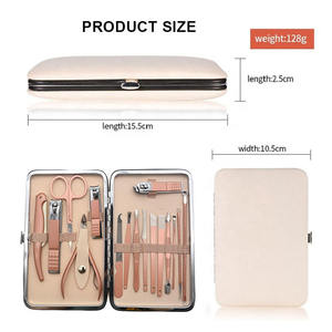 Top Selling Manicure <b>Pedicure</b> <b>Set</b> High Quality Custom Made Stainless Steel Lightweight Manicure Kit With Customized Packaging - Product Image 3