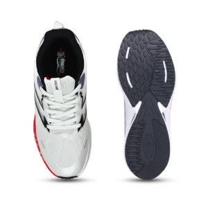 Zapatillas Deportivas Blancas y Moradas para Hombre, Calzado Atlético Ligero, Transpirable, con Suela Acolchada - Product Image 3