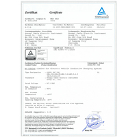 Kunden spezifische 90 Grad DC 1500V 62893 IEC 126 2*70 mm2 EV Stromkabel Electric Company Auto ladegerät Kabel hersteller Herstellung