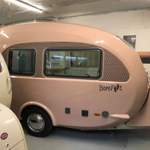 Mini caravane mobile, maison de voyage, véhicule en aluminium doré, 4-6 personnes, réglable - Product Image 4