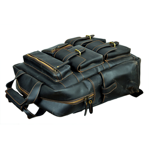 Elegant Genuine Leather <b>Backpack</b> with Latest Design Perfect for Office Commute and Business Travel - Product Image 4