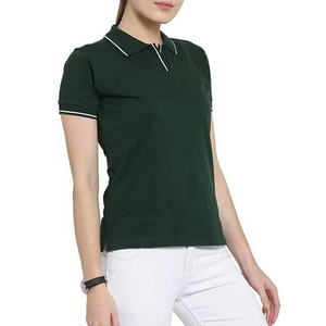 Camisetas Polo de Secado Rápido y Transpirables para Mujer, Corte Ajustado, Precio al por Mayor, Color Sólido, Manga Corta - Product Image 2