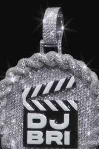 VVS Moissanite Round Name Iced Out Pendant Necklace In 925 Sterling Silver Hip Hop Bling Jewelry Manufacturer For Men & Women - Product Image 2