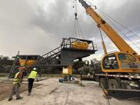 Centrale à béton portable YHZS60 de 60m³/h, ligne de production de béton mobile pour projets temporaires de routes et de ponts, directement de l'usine