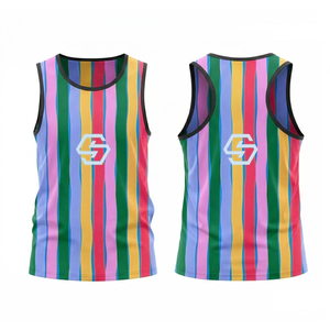 Custom Logo <b>Running</b> <b>Singlet</b> Polyester Quick Dry Sublimation Men's Tank Tops Breathable Athletic Training <b>Singlet</b> Tank Tops - Product Image 3