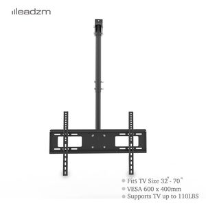 Supporto TV da Soffitto TMC 7006, Staffa Retrattile per Schermi LED Piatti da 32''-70'', Funzione Girevole e Inclinabile, Materiale LCD - Product Image 1