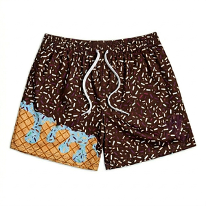 Shorts en maille personnalisés de style urbain avec logo frontal, fabricant OEM de shorts de basketball haut de gamme, shorts de sport respirants à séchage rapide en gros - Product Image 1