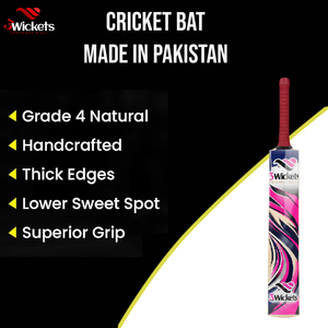 Batte de cricket durable pour jeunes – Bois léger, poignée robuste, idéale pour les enfants, les adolescents, les sports scolaires et les séances d'entraînement - Product Image 5