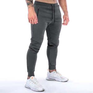 กางเกงจ็อกเกอร์ทรงตรงแฟชั่นล่าสุดสำหรับผู้ชาย ขายส่ง OEM ขายดีที่สุด กางเกงลำลองผ้าฝ้ายฟลีซ ปิดด้วยเชือกผูก เอวสูง - Product Image 6