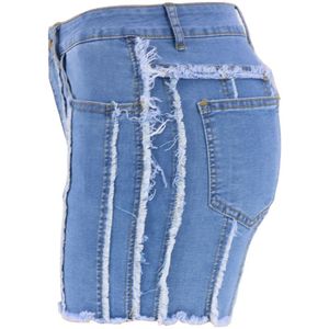 Shorts de Mezclilla para Mujer, Estilo Casual de Verano, con Cierre y Botones, Moda Urbana - Product Image 4