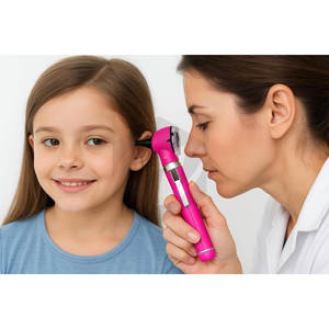 Otoscopio al por Mayor, Color Rosa, Juego de Instrumentos de Diagnóstico para Exámenes ORL Profesionales y Uso Médico - Product Image 3