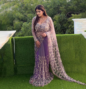 Saris ethniques en ligne pour femmes, pour l'hiver et l'été, pour les fêtes, achetés en Inde, saris indiens, sari en soie - Product Image 1