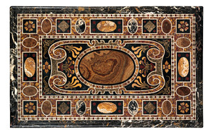 Tablero de Mesa Pietra Dura Acabado a Mano para Hogar y Oficina - Product Image 5