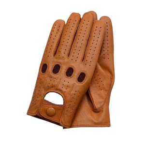 Customized Color PU Touch Screen Cycling <b>Gloves</b> Breathable Wrist Length Plain Winter Unlined Brown Waterproof Full - Product Image 1