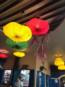 Silk Lanterns Handmade Bamboo Silk Lanterns Decorative Lights For Balcony Patio Garden Vietnam Silk Lanterns - Product Image 4