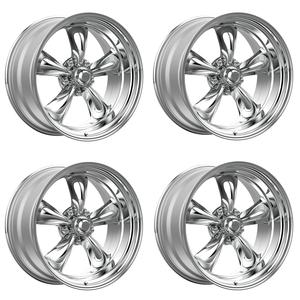 OFERTA ESPECIAL Juego de 4 Ruedas Pulimentadas Racing VN515 Torq Thrust II 17x8 5x5 de 17 Pulgadas -11 mm - Product Image 1