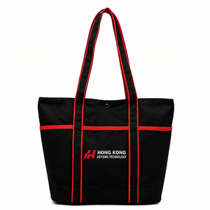 Multicolor Patchwork Cotton Canvas <b>Tote</b> <b>Bag</b> Reusable Shopping Travel Gift <b>Bag</b> with Custom Logo and Customized Closure - Product Image 3