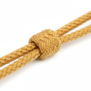 Cordons de chapeau de cérémonie ajustables en gros, motif rond torsadé, finition métallisée, pour uniformes professionnels - Product Image 4