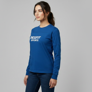 T-shirt uni à manches longues et col bateau pour femme, coupe ajustée, doux pour la peau, anti-boulochage, vente en gros, taille OEM - Product Image 3