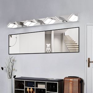 Modern Chrome 7-<b>Light</b> LED Vanity <b>Light</b> Sleek Minimalist Wall Sconce for <b>Bathroom</b> <b>Mirror</b> Energy Efficient - Product Image 4