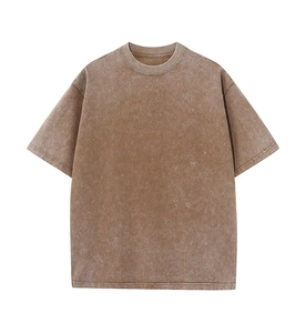Camiseta de Hombre de Corte Regular, Color Sólido, 100% Algodón, Manga Corta, Cuello Redondo, Informal, Transpirable, Ecológica, Largo Regular - Product Image 6