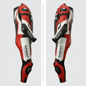 Combinaison de course moto personnalisée en cuir perforé, équipement de pilotage pour la piste, fabricant OEM, vêtements de protection pour motards - Product Image 3