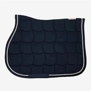 Best Quality Cotton Polyester Filled Horse Saddle Pad with Shock Absorption Girth Strap for Dressage Jumping <b>Equestrian</b> Riding - Product Image 2