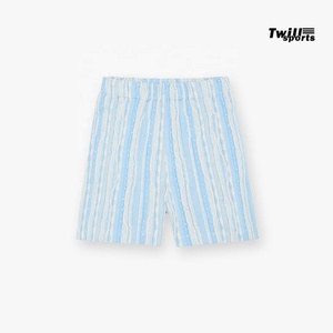 Short de gym pour homme 100% coton High Street Short de sport élastique surdimensionné en maille respirante à séchage rapide personnalisé lavé pour la course à pied - Product Image 2