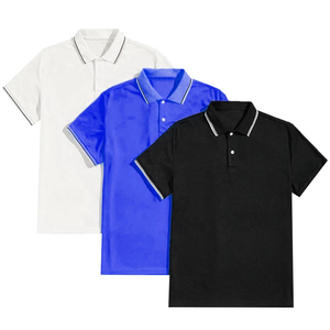 Polo de Manga Corta para Hombre, Color Sólido, Algodón Piqué, Corte Regular, Estilo Casual, Verde Oliva, Diseño con Botones, Tejido de Punto, Último Modelo 2026 - Product Image 4