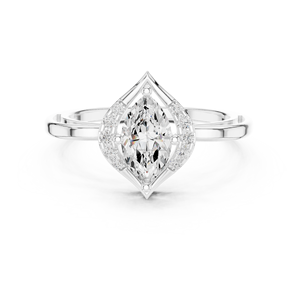 Classy Trinkets jewels Anillo solitario de oro de 14 quilates con diamante certificado - Product Image 5