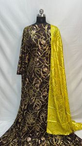 Conjunto Dirac Somalí de Diseño de Lujo y Alta Calidad para Mujer, Ropa Tradicional para Ocasiones Formales, Diseño Floral Bordado, Ecológico - Product Image 5