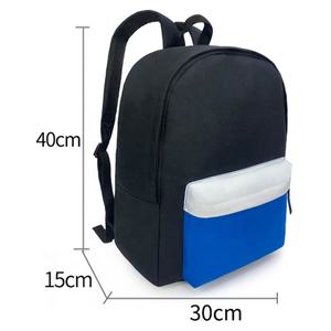 Personalización simple multicolor mochila escolar portátil adolescente estudiante mochila - Product Image 6