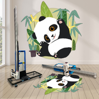 Impresora de inyección de tinta XBH 3D 2 en 1, máquina de pintura vertical para paredes y suelos con cabezal de impresión TX800 para tinta UV para interiores y exteriores