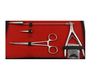 Premium Quality Manual Hemorrhoidal Ligator Kit with Forceps Stainless Steel Hemorrhoid Ligation Instrument Set CE ISO Certified - Product Image 1
