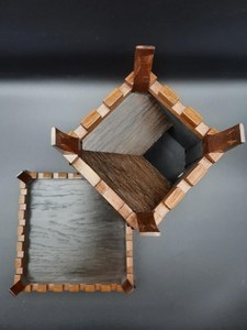 Tour à dés pliable en bois, boîte de rangement pour dés, pour jeux de table et jeux de société, vente en gros - Product Image 4
