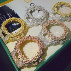 Affordable Luxury Moissanite Watch | VVS Iced Out Moissanite Diamond Watch| Wholesale Diamond Tester Pass - Product Image 4