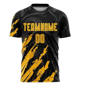 Maillot de football à manches courtes pour adultes, longueur standard, séchage rapide et respirant, 100 % polyester. - Product Image 2