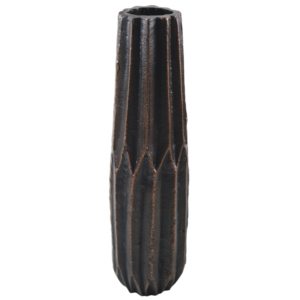 Vases à fleurs en métal noir et brillant très demandés, décoration d'intérieur, vases en métal fabriqués en Inde à un prix raisonnable - Product Image 2