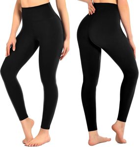 Leggings modernes à taille haute, en tissu extensible en polyester, respirant, doux, coupe athlétique ajustée, pour le yoga, la gym, l'entraînement et la course à pied - Product Image 4