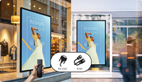 Écrans d'affichage numérique Full HD haute luminosité pour usage commercial, adaptés aux restaurants et aux magasins de proximité