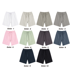 Pantalones Cortos Bermuda para Hombre, Color Sólido, Transpirables, con Cordón Ajustable, Estilo Casual de Verano, para Deporte y Jogging, Venta al Por Mayor OEM - Product Image 5