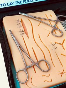 Professional High Quality Stainless Steel <b>Suture</b> <b>Kit</b> for Medical Students Custom Surgical Tools CE Certification ISO13485 - Product Image 3