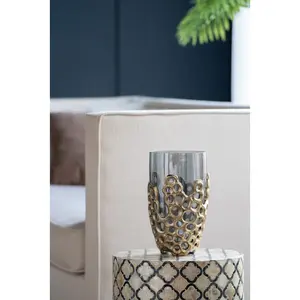 Vase floral moderne de haute qualité, centre de table décoratif de luxe, accent floral d'intérieur haut de gamme, vase à fleurs Zahid Exports - Product Image 2