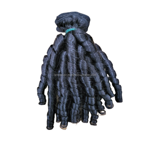 Machine à double trame indonésienne naturelle vierge Remy, cuticule alignée à la vapeur, extensions de cheveux humains de haute qualité - Product Image 1